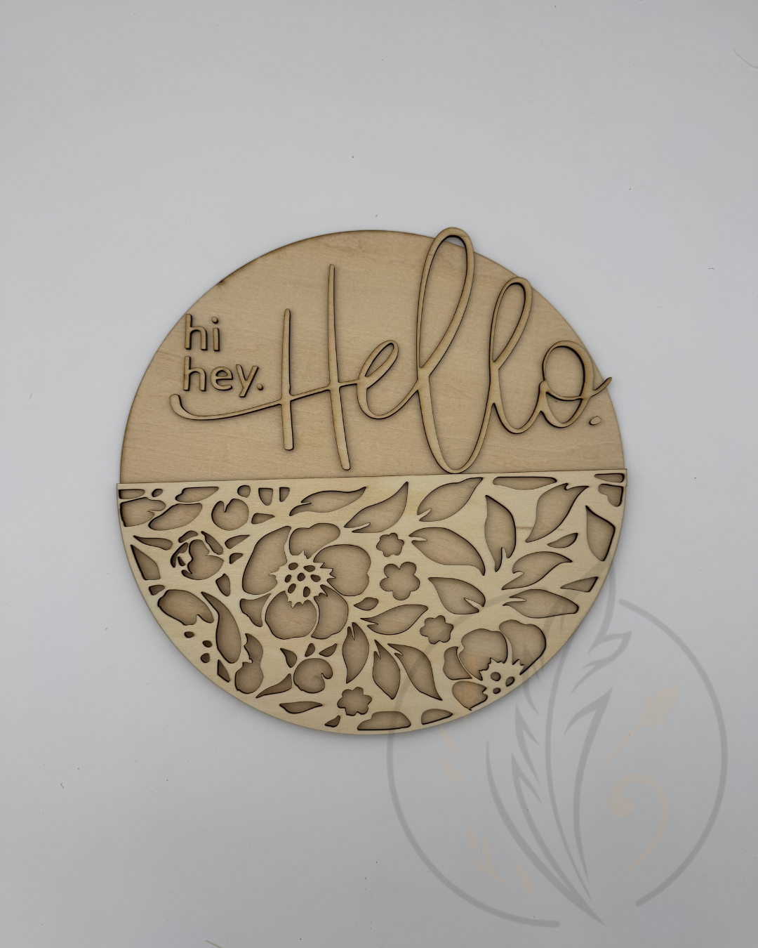 hi. hey. Hello. Door Hanger