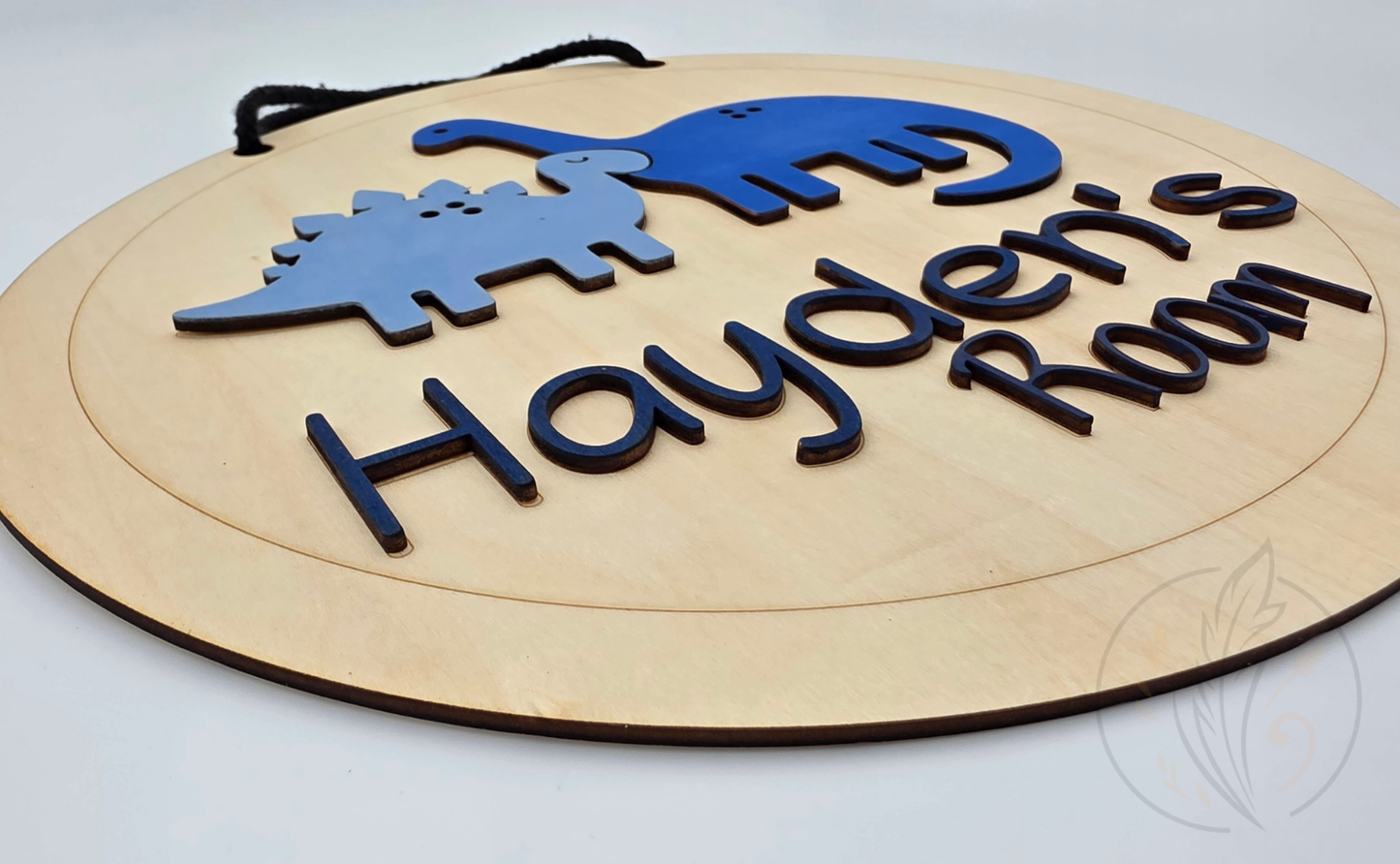 Custom Dino Name Sign