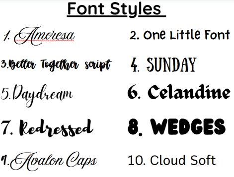 Custom Wood Letters