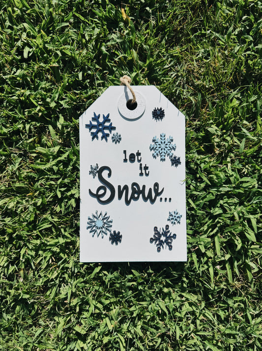 Let It Snow Tag