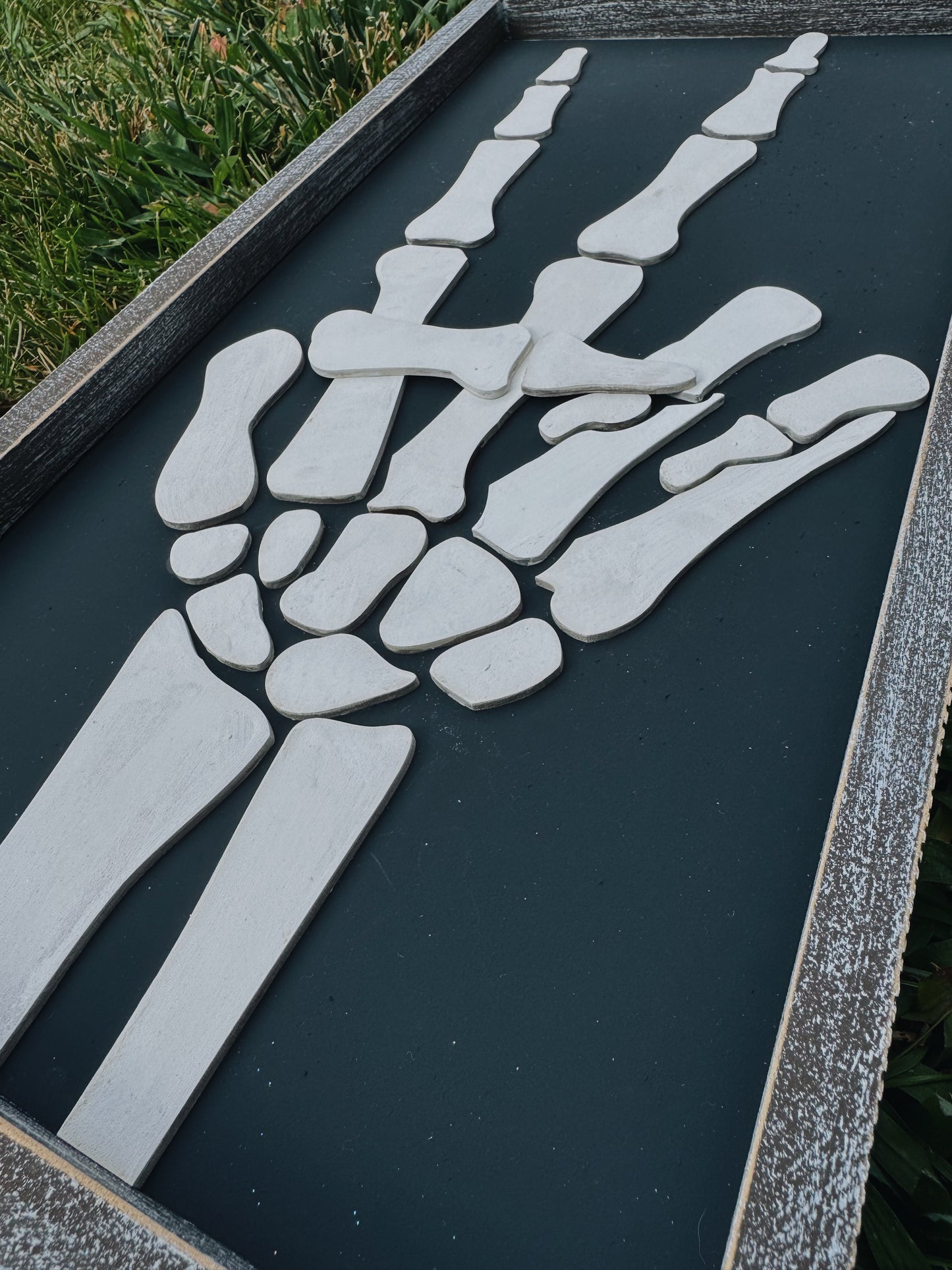 Skeletal Peace Hand- Bone Chillingly Cool