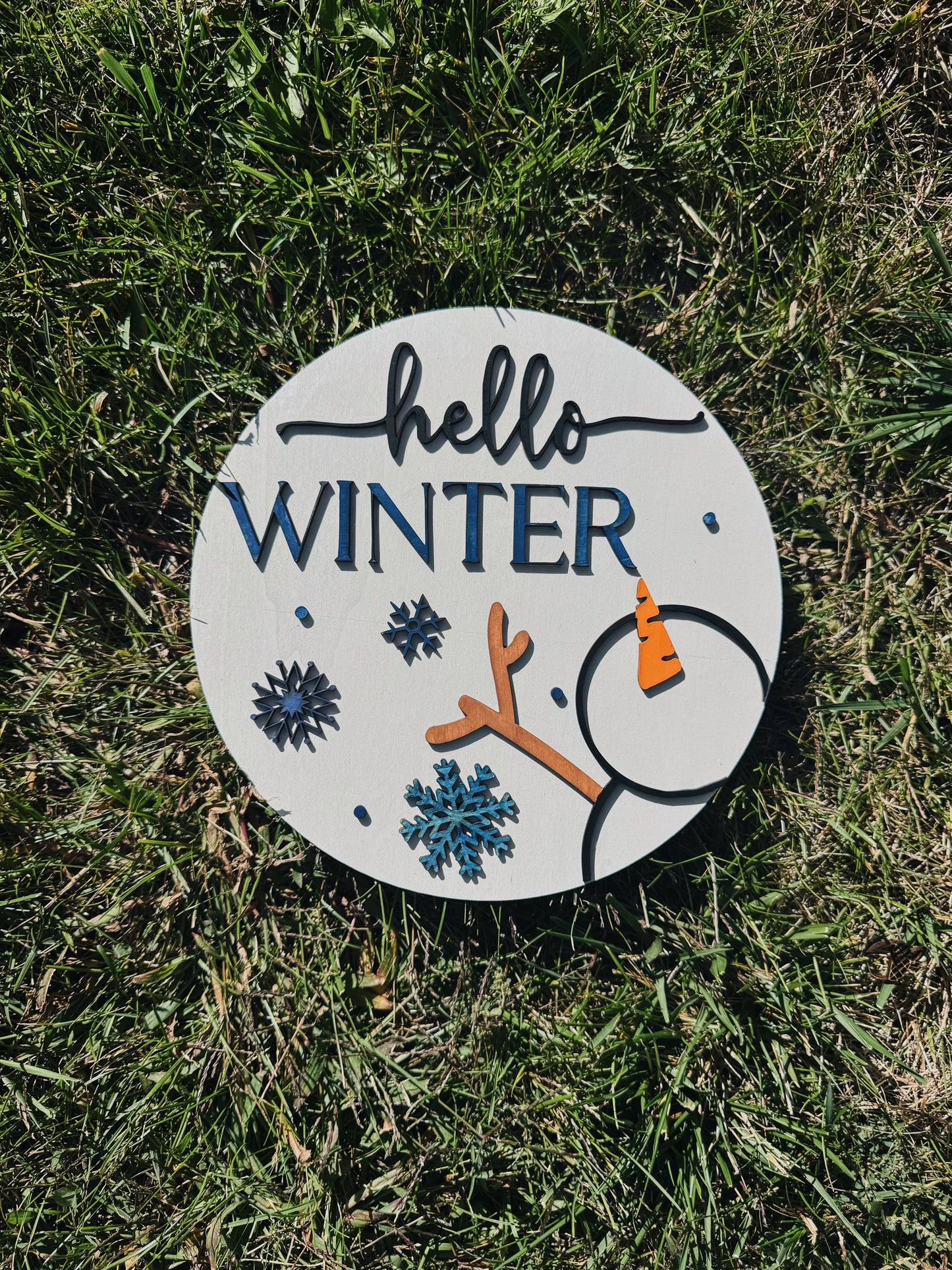 Snowman Sign