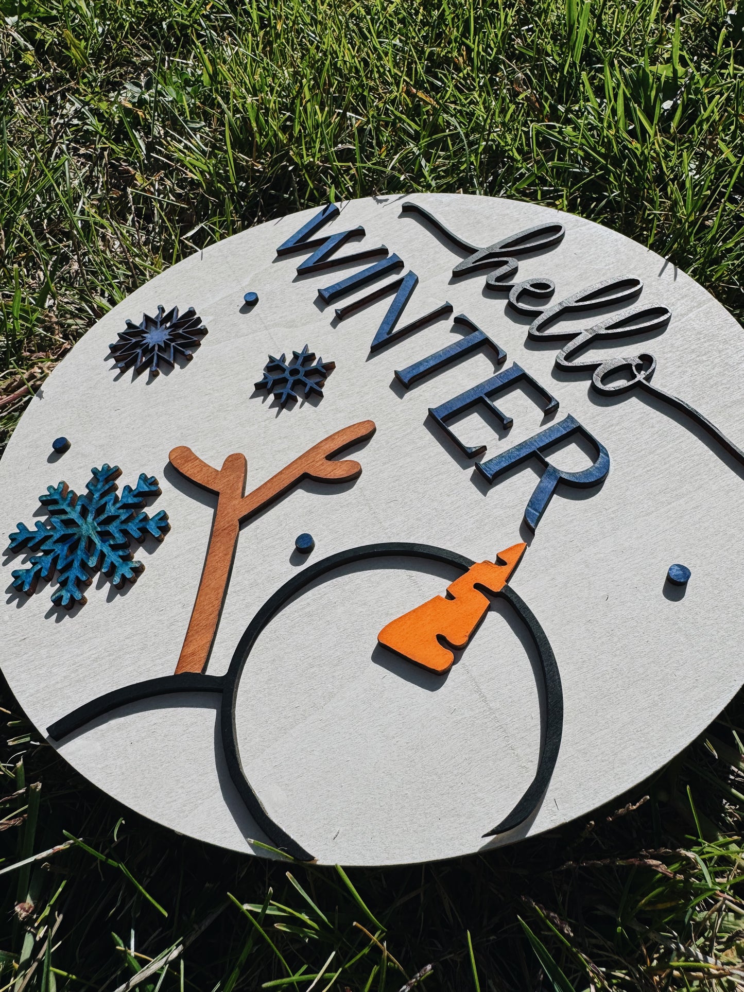 Snowman Sign