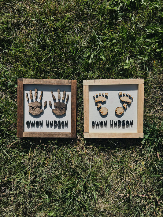 Hand/Footprint Keepsake