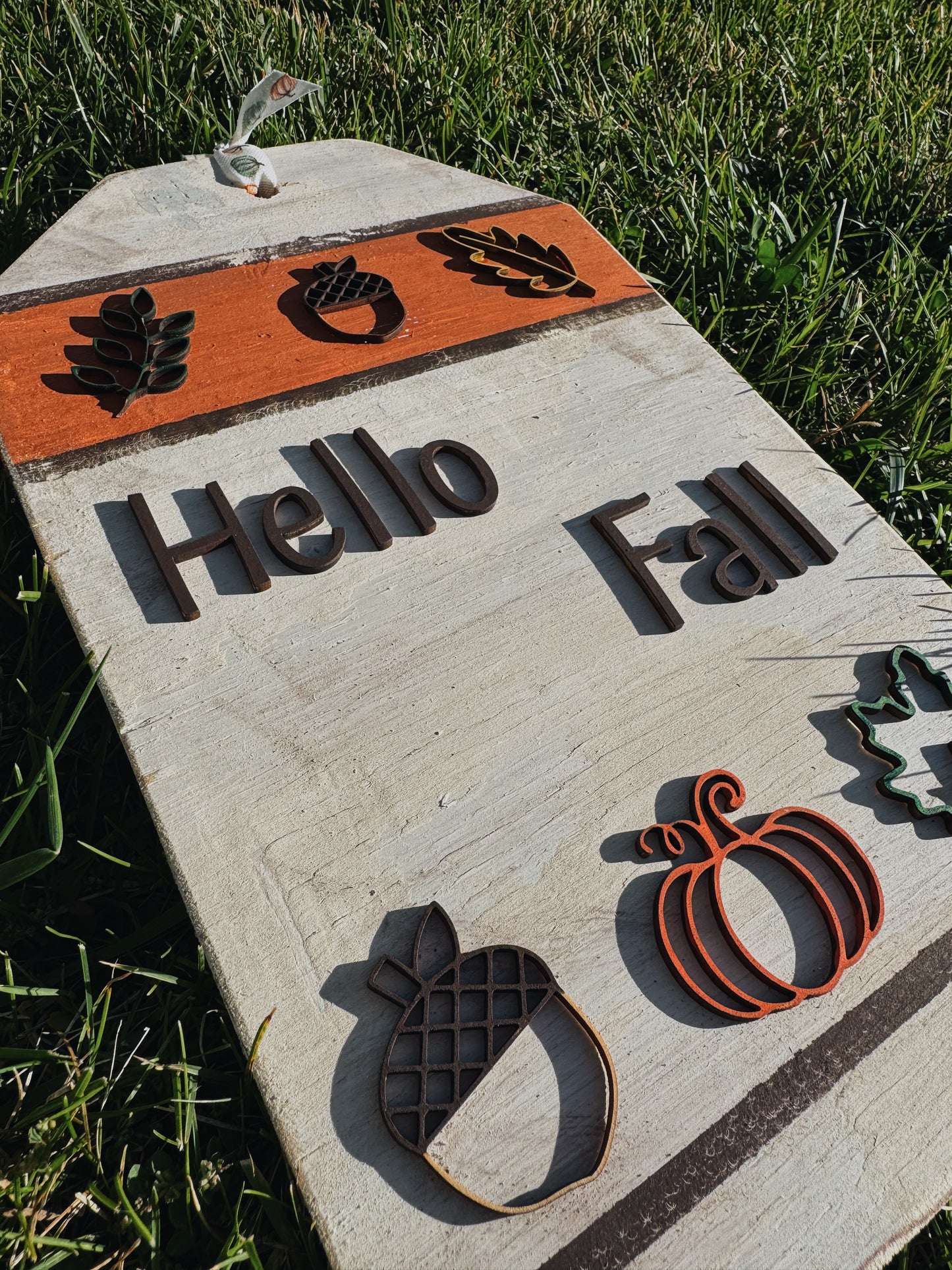 Hello Fall Tag