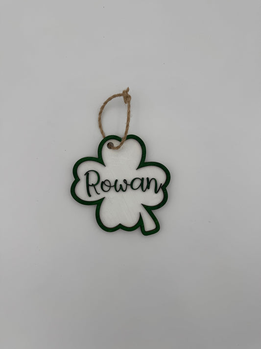 Customizable Clover Tag