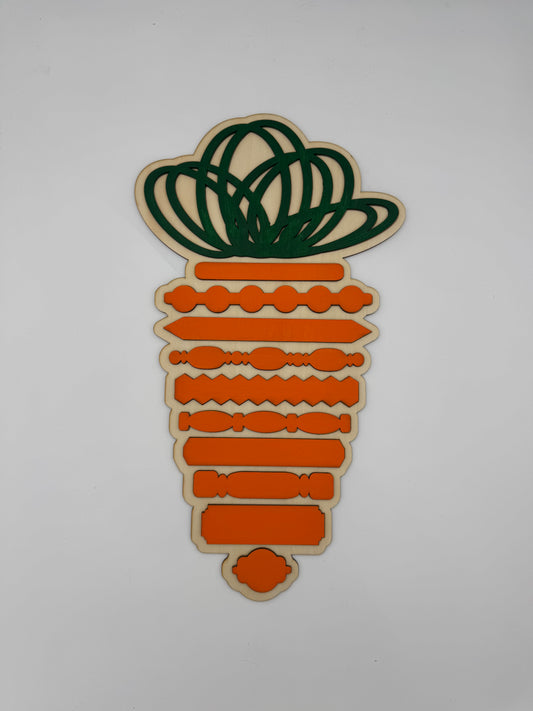 Spring Harvest Carrot Door Hanger