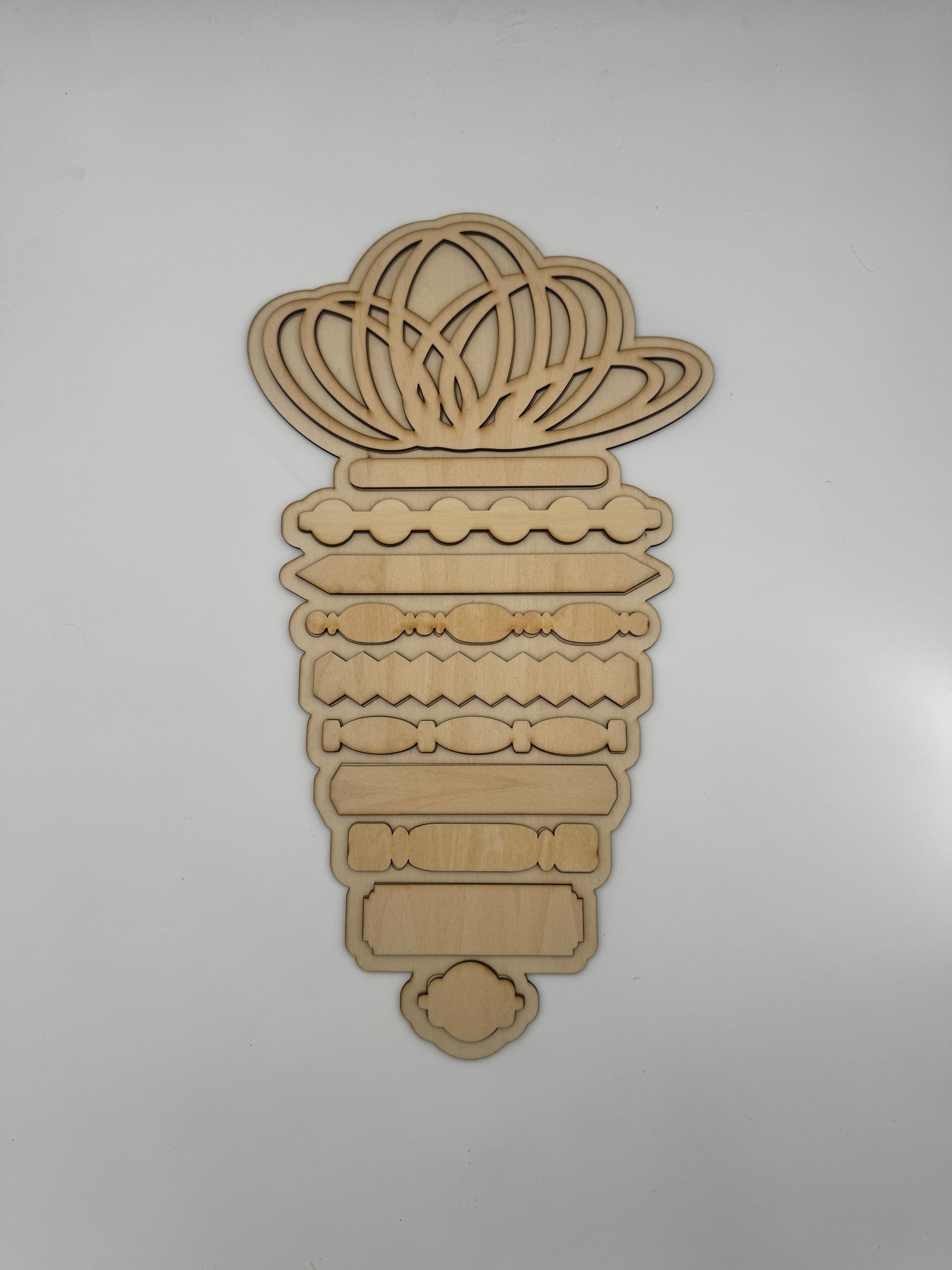 Spring Harvest Carrot Door Hanger