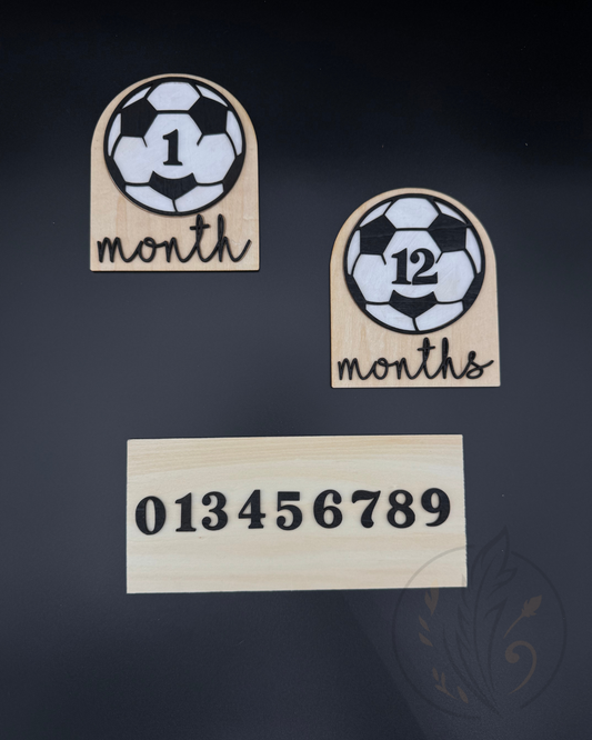 Soccer Monthly Milestone Cards