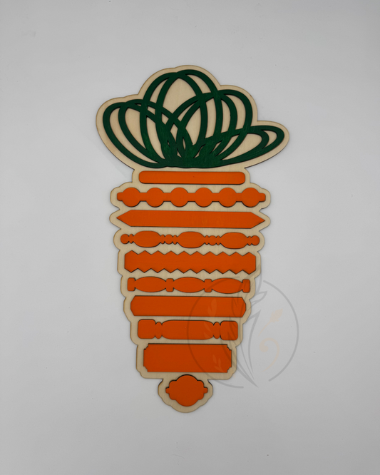Spring Harvest Carrot Door Hanger