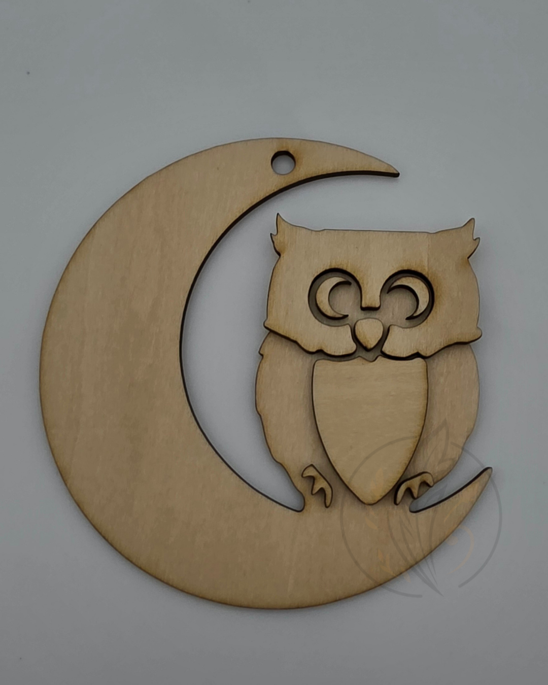 Owl and Moon Tag
