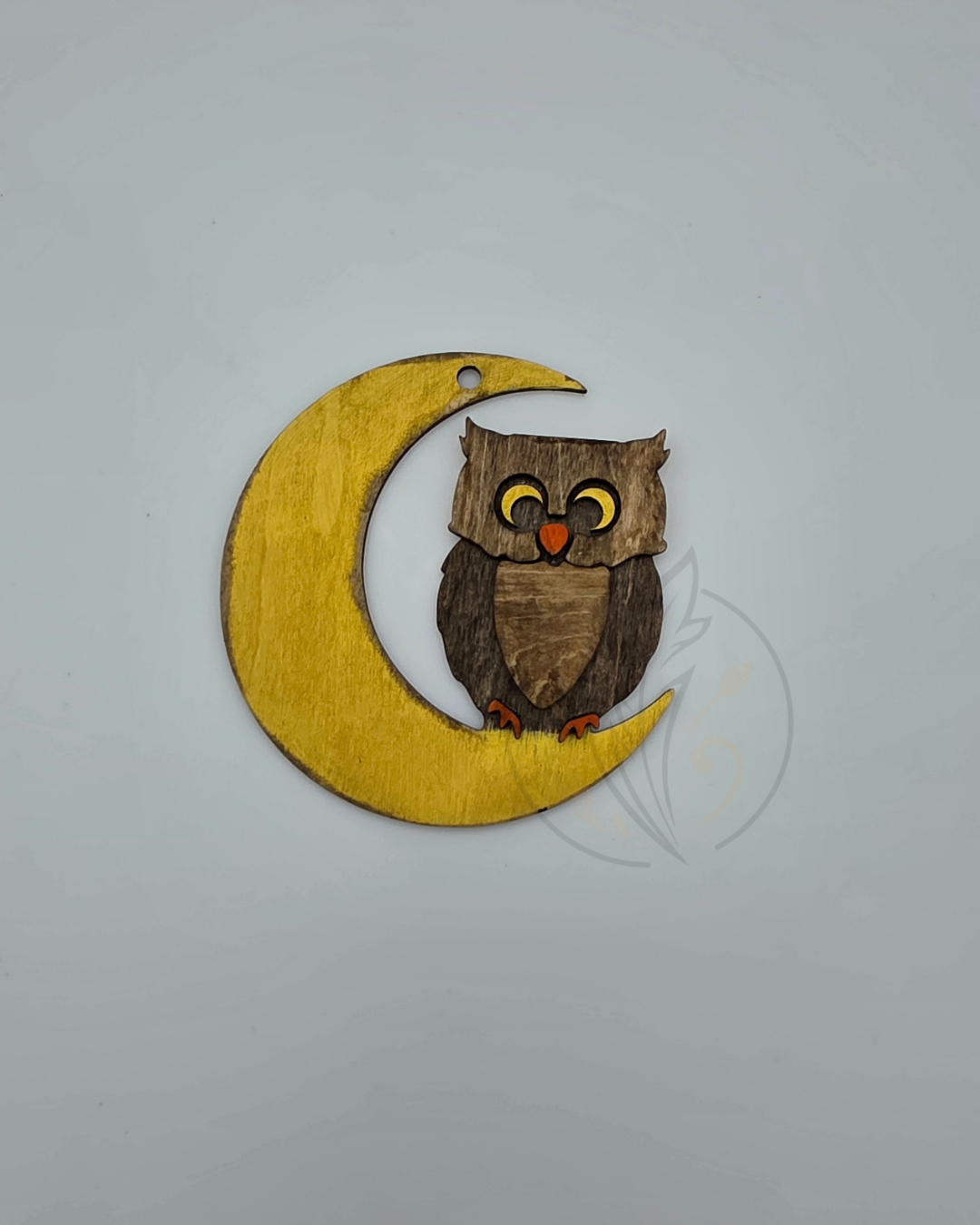 Owl and Moon Tag