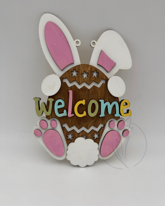 Hoppy Easter Door Hanger