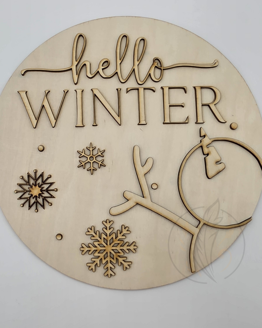 Hello Winter Door Hanger